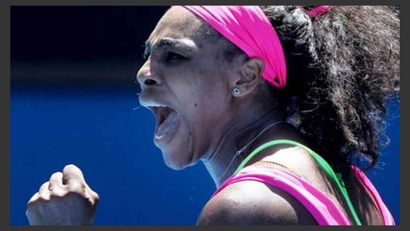 Serena se llevó el 83 por ciento de los puntos jugados.