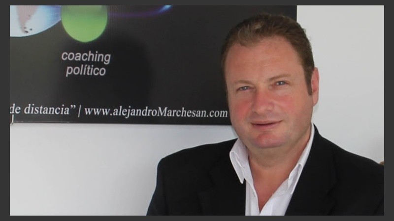 Alejandro Marchesán, el coach ontológico de la polémica.