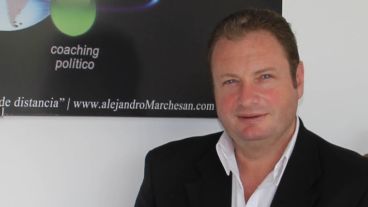Alejandro Marchesán, el coach ontológico de la polémica.