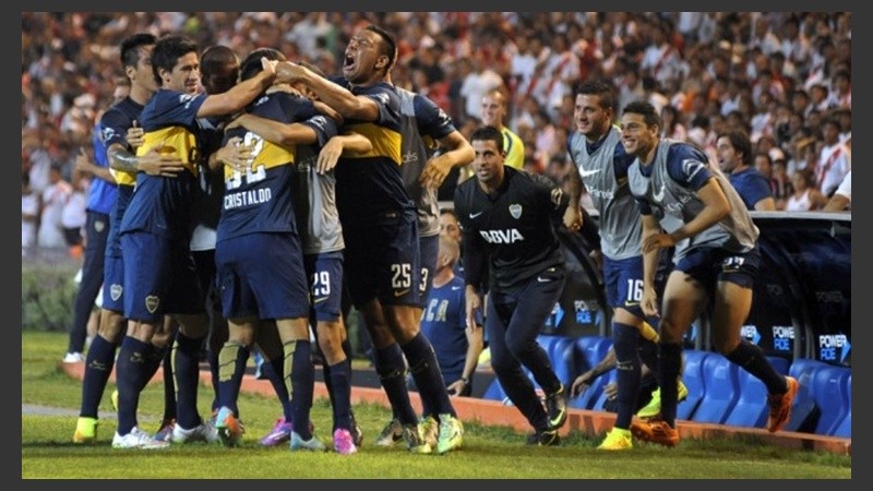 Boca humilló a River en Mendoza.