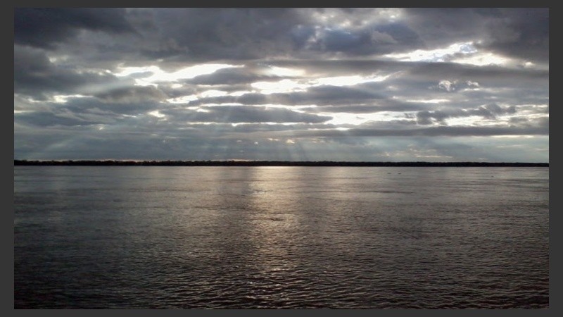 El sol apenas brillaba esta mañana detrás de una gruesa cortina de nubes.
