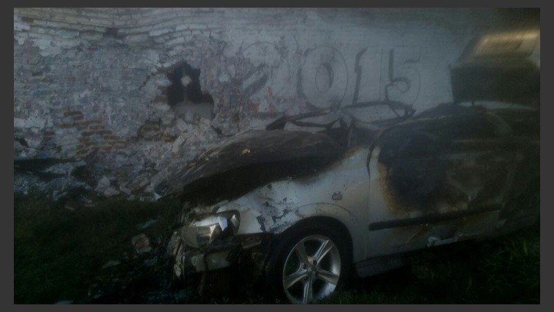 La impresionante imagen del impacto. 