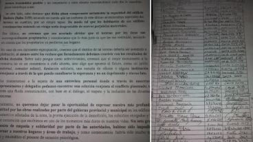 El petitorio firmado por 200 "vecinos y comerciantes de Salta al 2100".