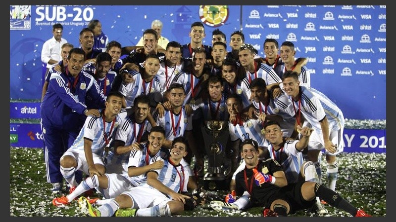 ¡Argentina campeón! Los pibes del Sub 20 ganaron el Sudamericano en Uruguay.