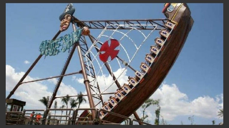 Un ejemplo del juego en el que estaba la nena cordobesa cuando cayó. 