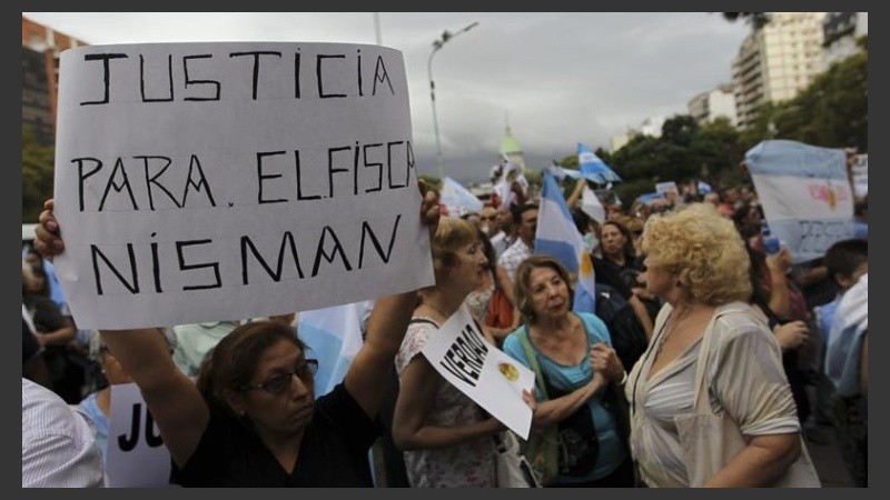 Reclamos de justicia, en la marcha del 18F.