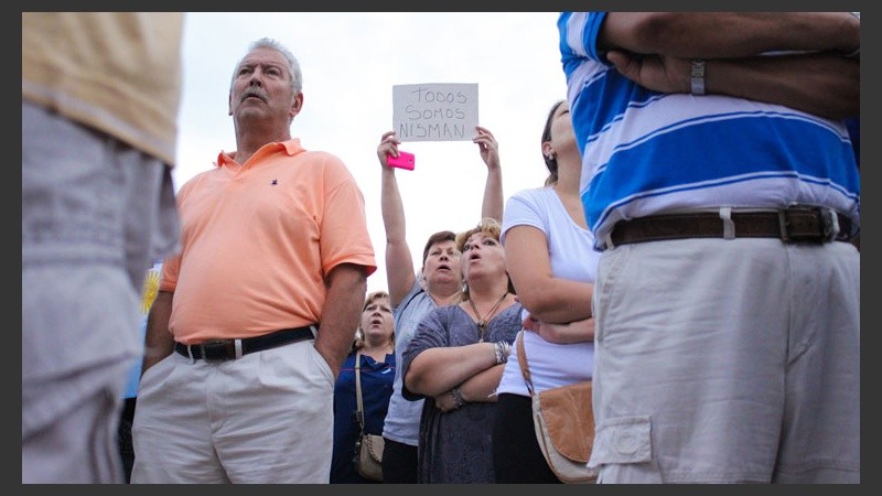 Un cartel que asegura: 