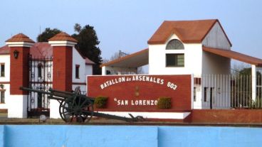 El frente del batallón en el que sucedió la explosión en octubre.