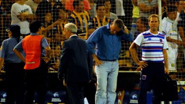 La agresión a Alfaro pudo haber dejado trunco el partido.