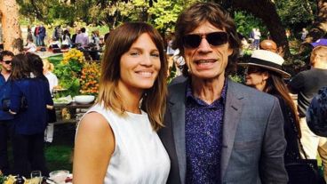Liz Solari y Mick Jagger coincidieron en uno de los tantos eventos de Los Ángeles de la última semana.