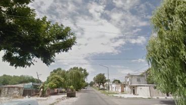 Ayacucho y Centeno, el lugar donde ayer hubo disparos al aire.