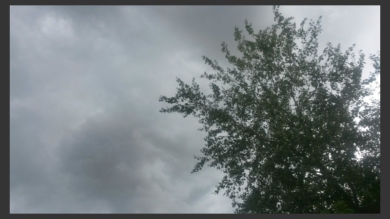 El cielo seguía gris, pero hay esperanza de que abra. 