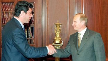 Boris Nemtsov y Vladimir Putin en una foto de archivo.