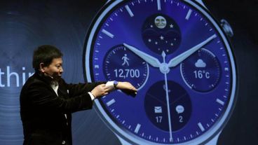 El CEO de Huawei presentó su nuevo reloj inteligente.