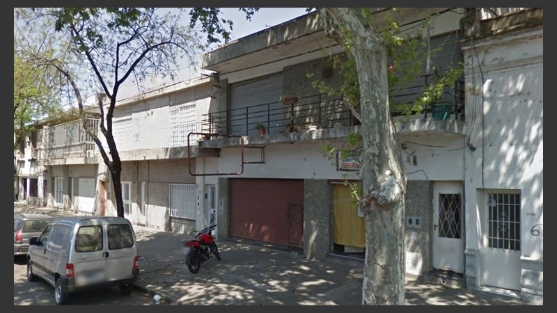 La cuadra donde ocurrió el crimen este domingo a la madrugada.