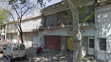 La cuadra donde ocurrió el crimen este domingo a la madrugada.