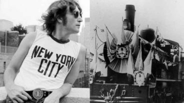 Agostos de 1974. Una mítica sesión de fotos de John Lennon.