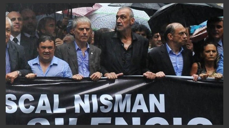 Moldes fue uno de los fiscales que encabezó la marcha del 18F.