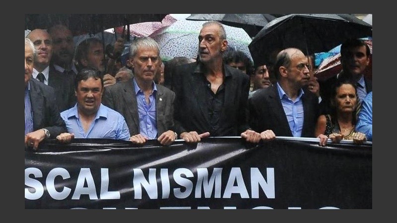 Moldes participó de la marcha del silencio que se llevó a cabo el 18 de febrero.