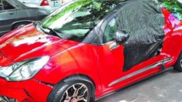 Medina fue asesinado con su novia mientras conducía su Citroen rojo por el acceso sur rosarino.