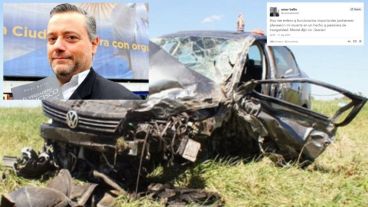 Omar Bello murió en un choque cerca de Chivilcoy.