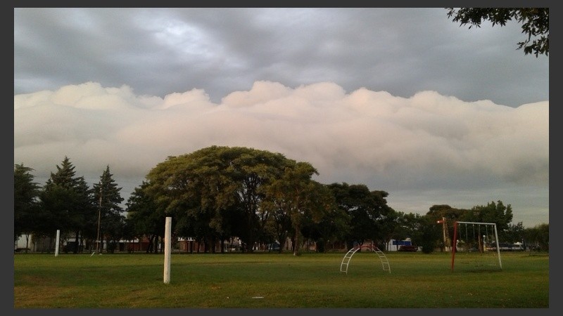 El cielo amenazaba desde temprano. 