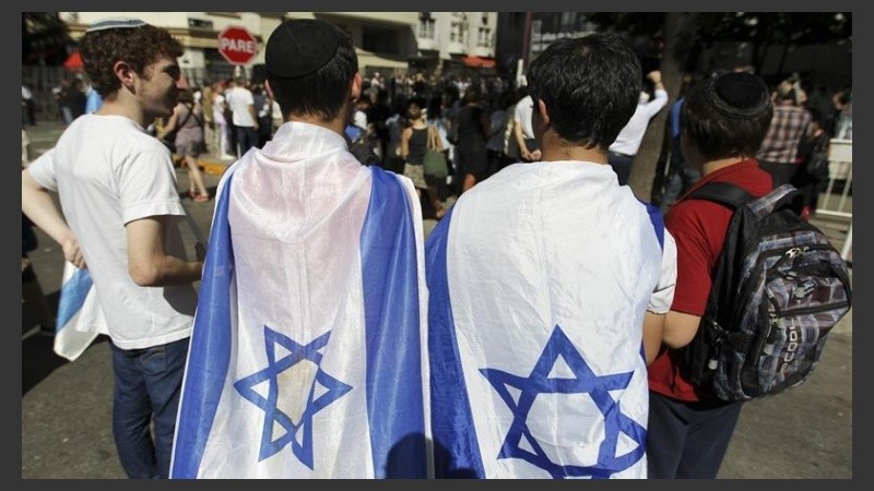 Acto en homenaje a las víctimas del atentado a la embajada.