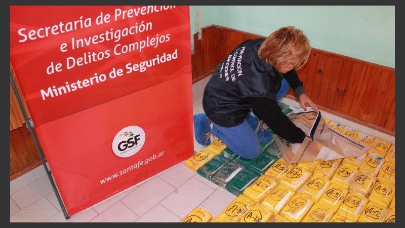 La droga secuestrada en el norte provincial. 