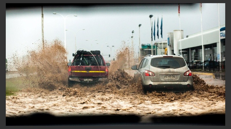 Se hace difícil transitar por algunas calles de la localidad de Copiapó.