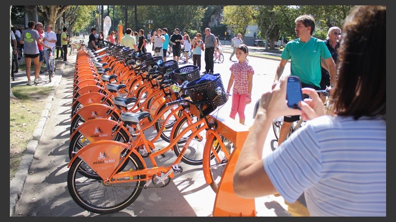 El uso de bicicletas públicas viene en ascenso.