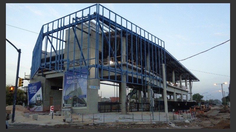 Así luce la Parada Sur a pocas horas del estreno del servicio.