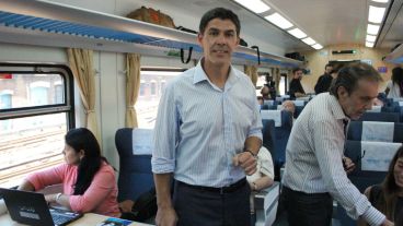 Alejandro Ramos, secretario de Transporte, realizó todo el viaje.
