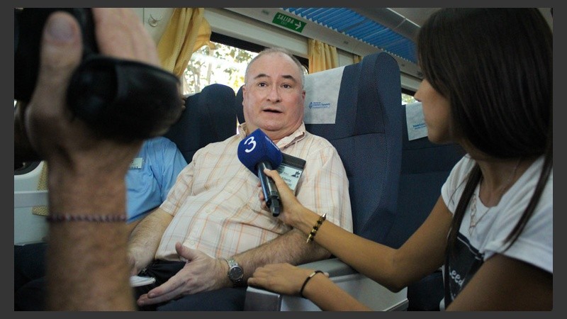 El equipo de Canal 3 presente en el viaje.