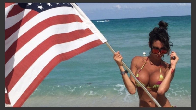 Viky hizo líos en Miami y Ezeiza. 