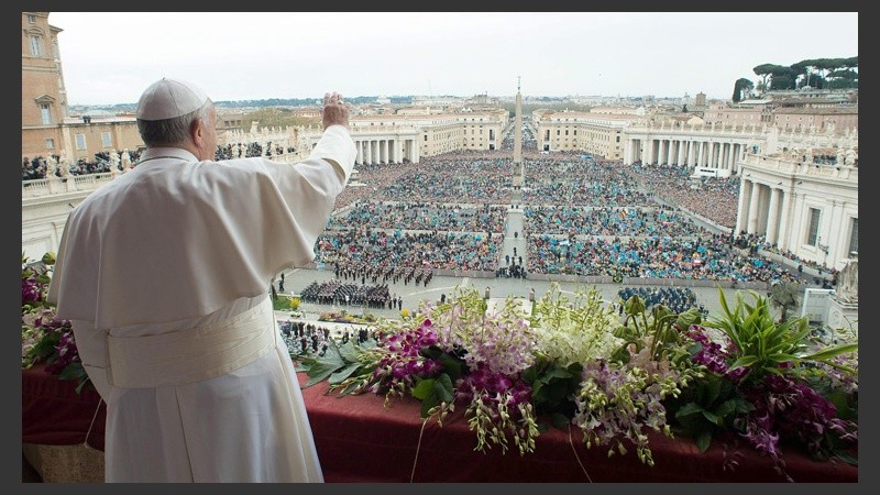 El Papa Francisco en la tradicional misa de Pascuas en el Vaticano.