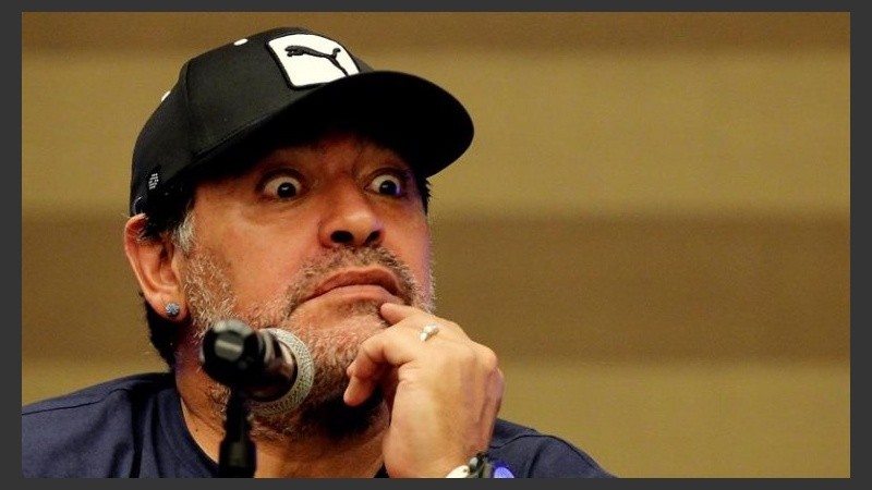 Maradona hizo picantes declaraciones en Bogotá. 