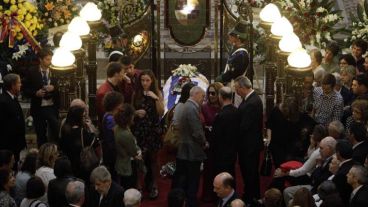El último adiós a Galeano en el Salón de Los Pasos Perdidos en el Palacio Legislativo de Montevideo.