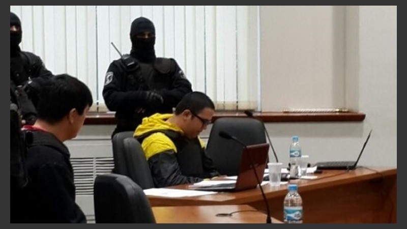 Guille Cantero en una de las audiencias en Tribunales.