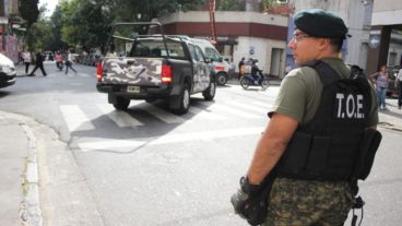 Un operativo de las Tropas de Operaciones Especiales en el lugar.