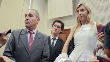 Los fiscales Camporini, Rubiolo y Fernández Bussy.