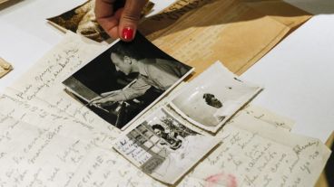 Detalle de una de las 25 cartas inéditas de la artista mexicana.