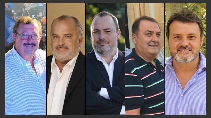 Los principales precandidatos a senador.