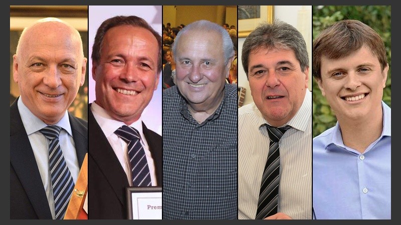 Los principales precandidatos a diputados.