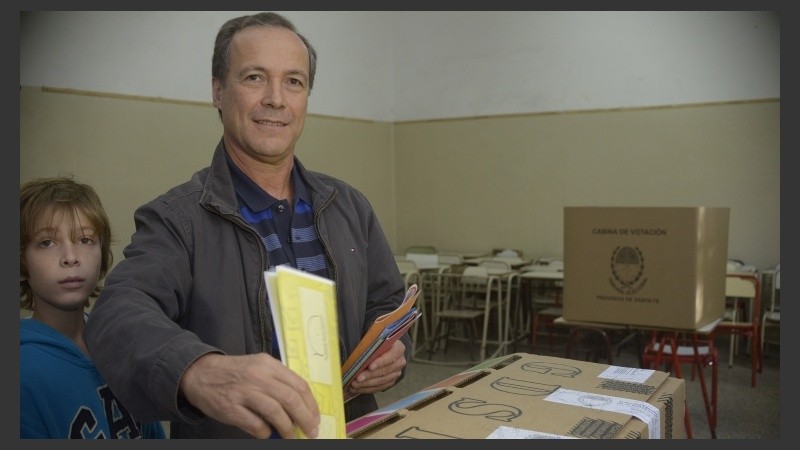El precandidato a diputado provincial, Rubén Giustiniani.