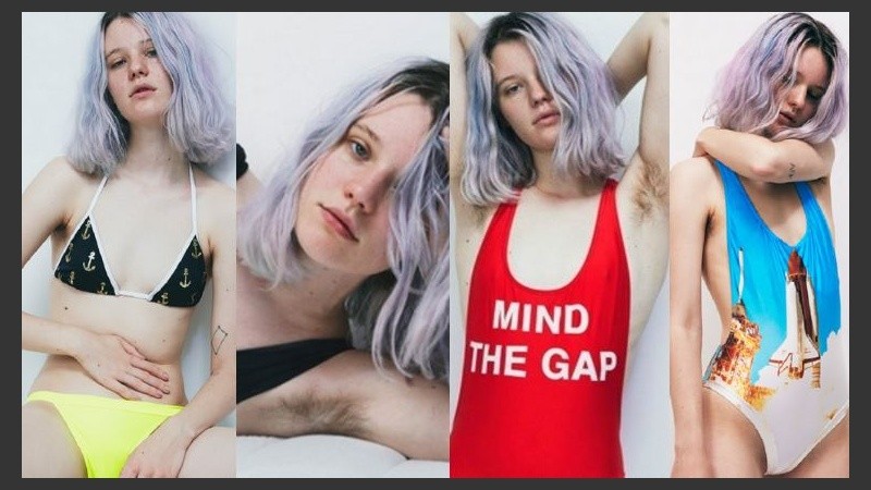 Contra los estereotipos, Arvida Byström es una conocida feminista y luchadora del vello corporal.