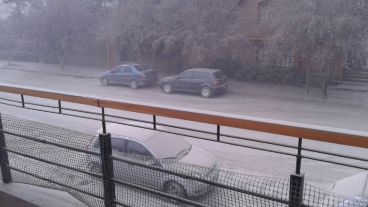 Parece nieve pero es ceniza.