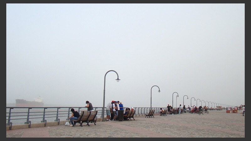 La costa central ese día.