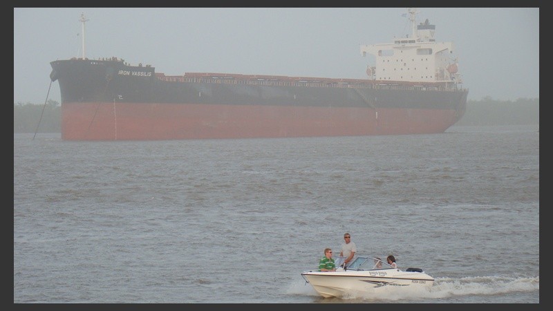 Visión reducida. Así se veía la costa central.