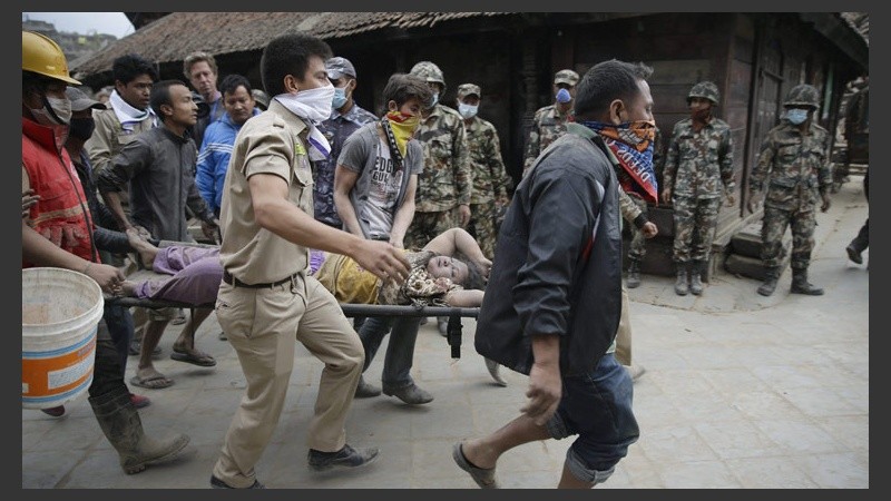 El terremoto fue de 7.8 grados en la escala de Richter.