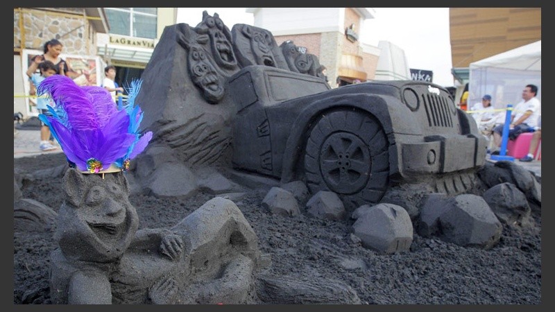 Otra de las obras vistas en el ingreso al museo.